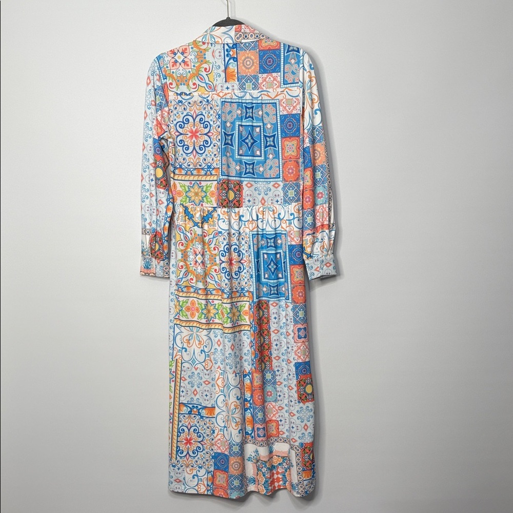 Tolani Collection Multicolor Patterned Maxi Long … - image 6